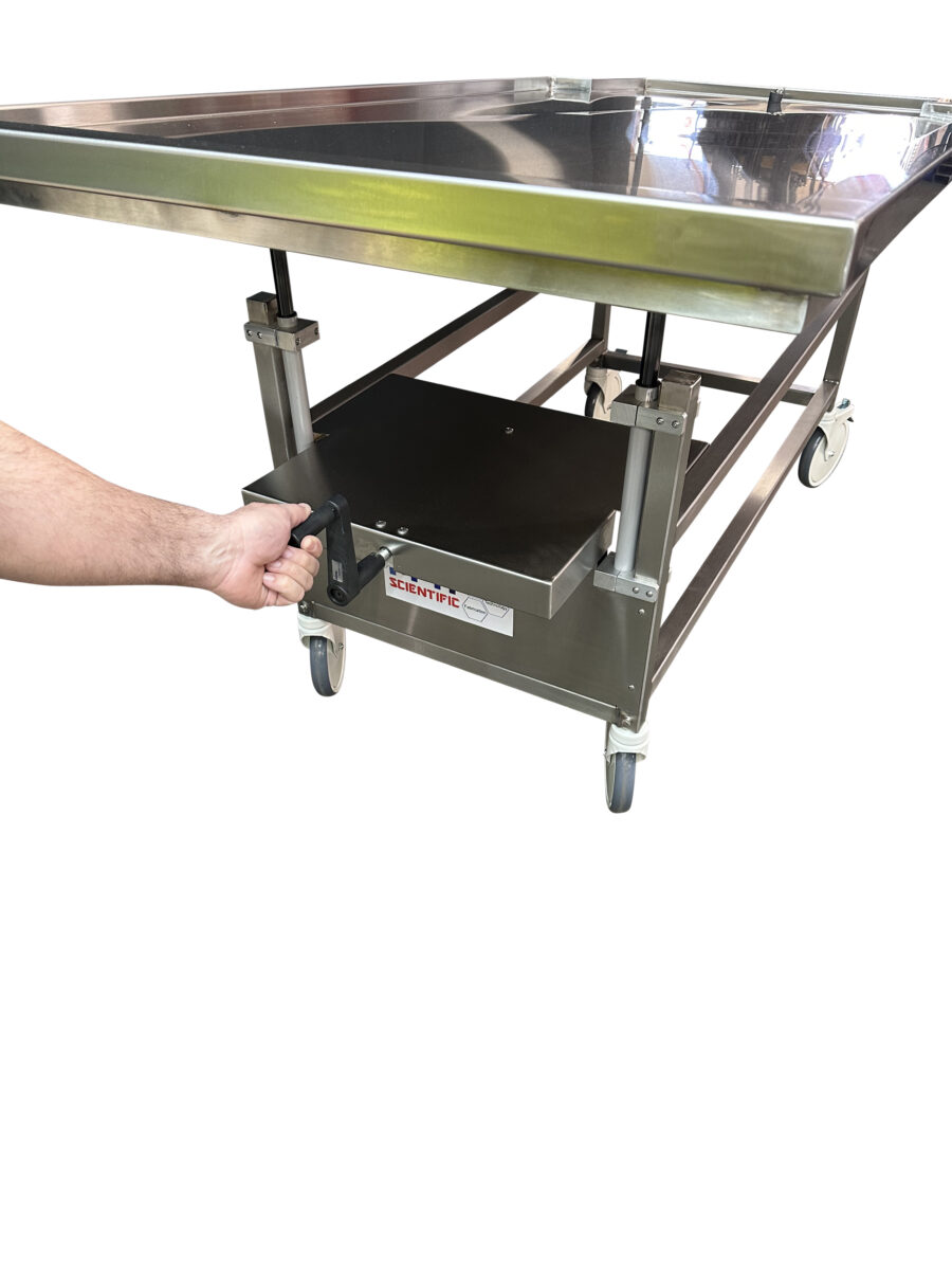 ACB040HC Autopsy Cart hand crank